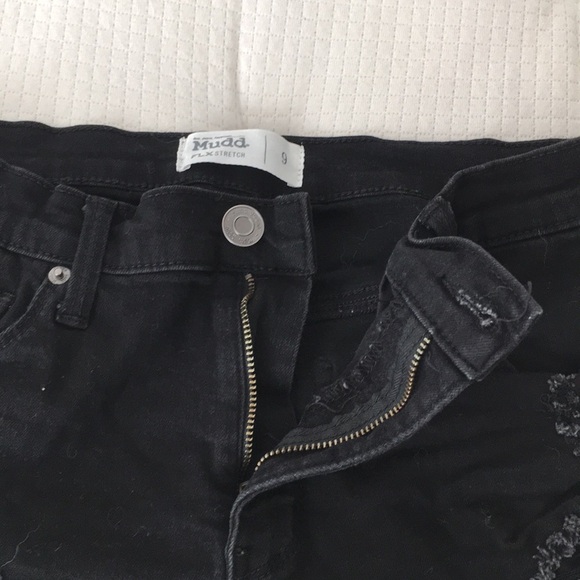 Women Mudd FLX Stretch Cutt off Jeans shorts Sz 9 - Picture 2 of 7